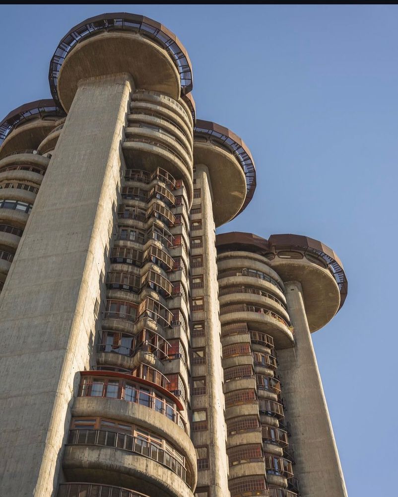The amazing Brutalist architecture of Torres Blancas in Madrid, Spain