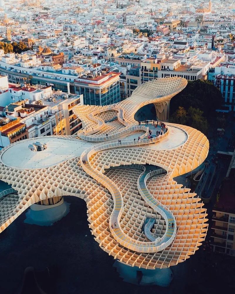 Setas de Sevilla: The World’s Largest Wooden Structure by J. Mayer H.