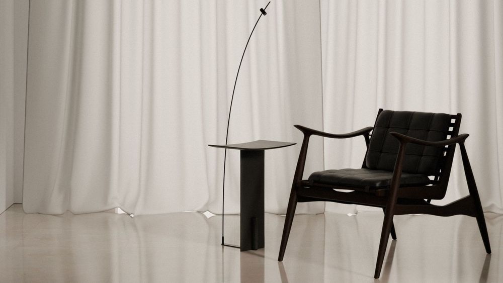 Ardea side table by Giuseppe Campanale is a minimalist piece featuring a “hidden” element that brings fresh expression and function to one of the most underestimated pieces of furniture.