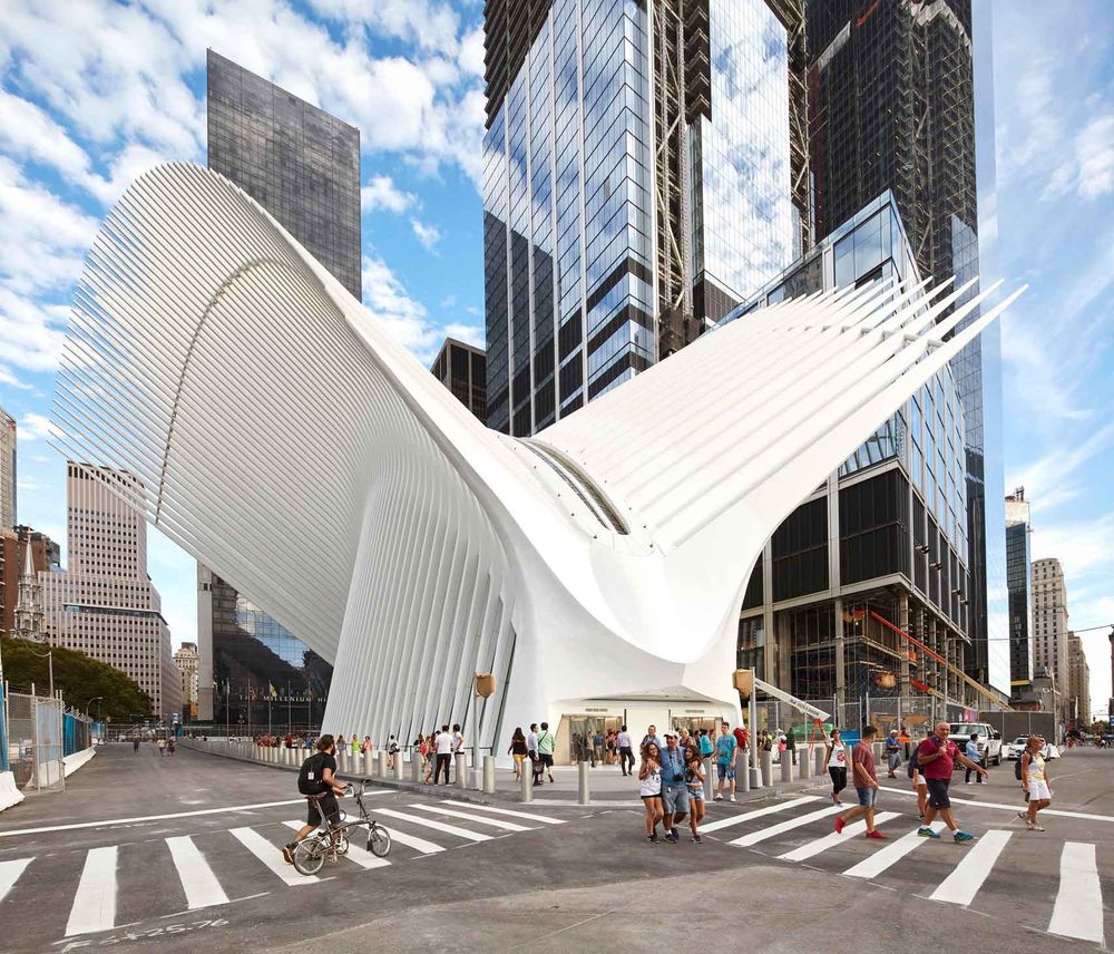 Oculus, World Trade Center Transportation Hub by Santiago Calatrava