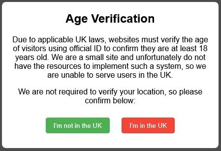 UK ID laws? .. But what if I'm -NOT- in the UK? Huh? HUH!!?