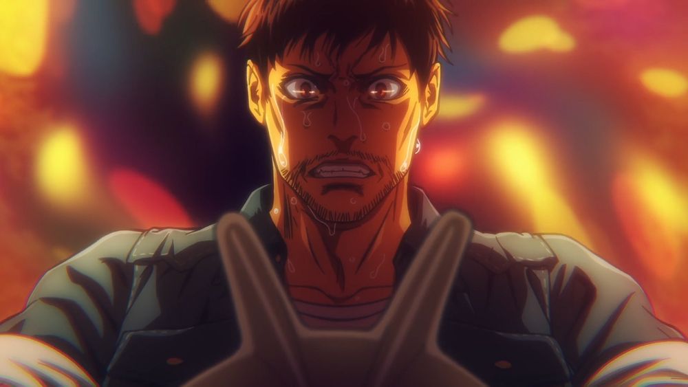 Toujima reeling with his opportunity to finally be a Kamen Rider