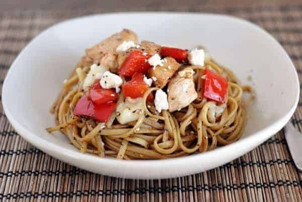 Balsamic Chicken Noodle Bowl