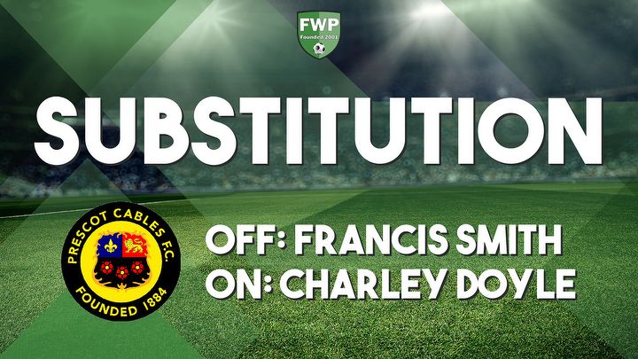 SUB: Charley Doyle replaced Francis Smith (45')