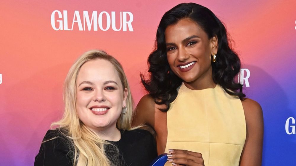 Nicola Coughlan and Simone Ashley just had the cutest Bridgerton reunion at the GLAMOUR Women of the Year Awards