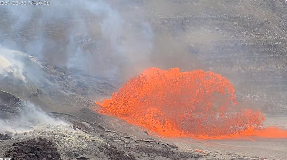 8/22/25 eruption at Kīlauea.