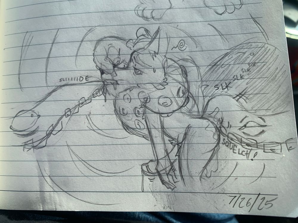 Wendell from Fortnite, being fucked by tentacle with eyes on them. 