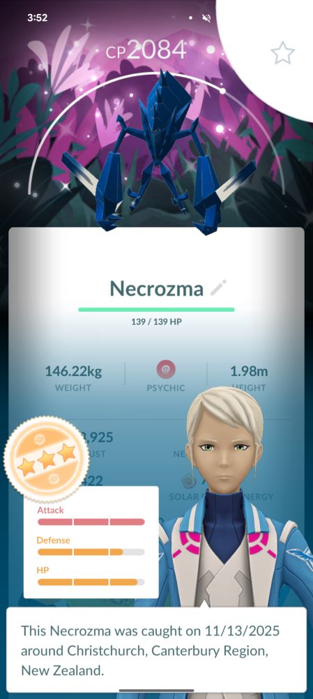 Shiny 91% IV Necrozma