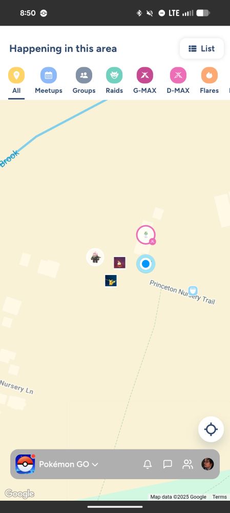 Campfire Map showing then both right next to each other