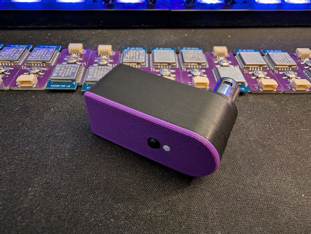WavePhoenix Receiver with raw PCBs behind it.