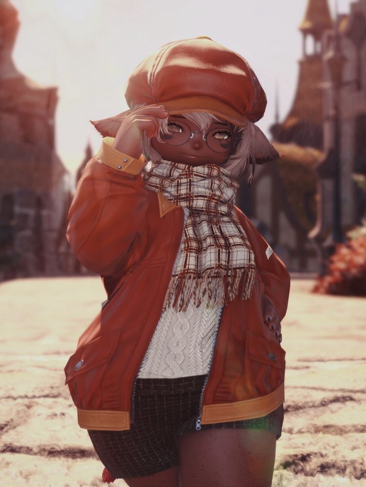 shuffle adjusts her cap and smiles as she walks through Foundation. The golden hour sunlight is warm and comforting… 