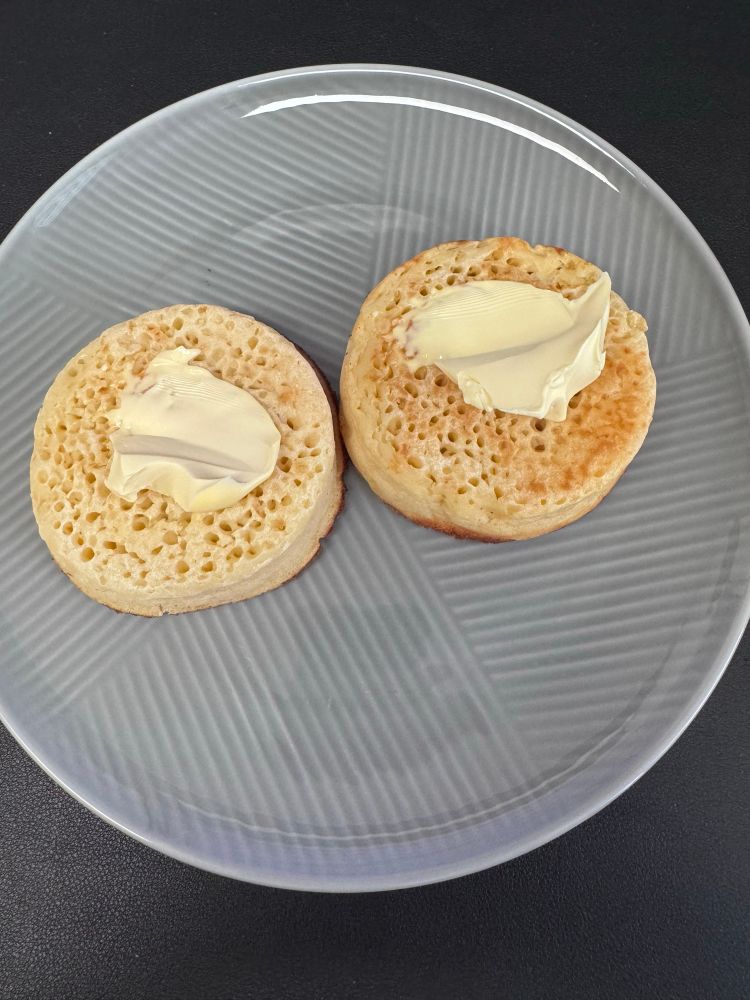 Gluten free crumpets 