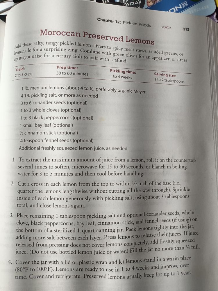 A recipe that is contained in the thread of the original post. See there if you wish to find the text! Happy preserving!