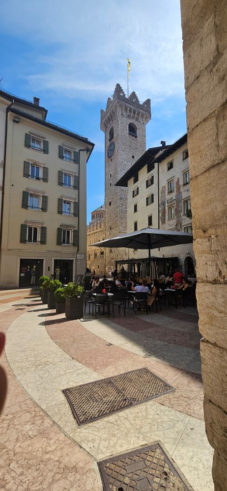 A square in Trento Italy