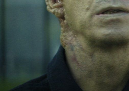 Samuel Sterns' neck in Captain America brave New World 