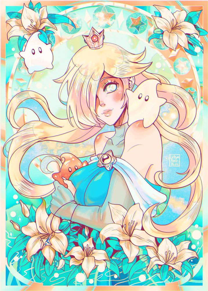 A fanart of Rosalina