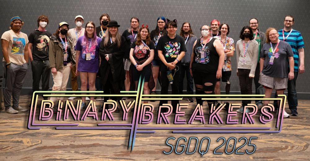 Members of Binary Breakers at the SGDQ 2025 meetup
