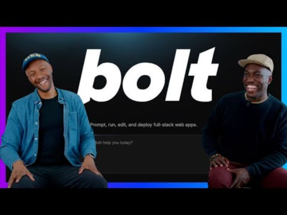 We Generated His Startup Using AI [bolt.new]