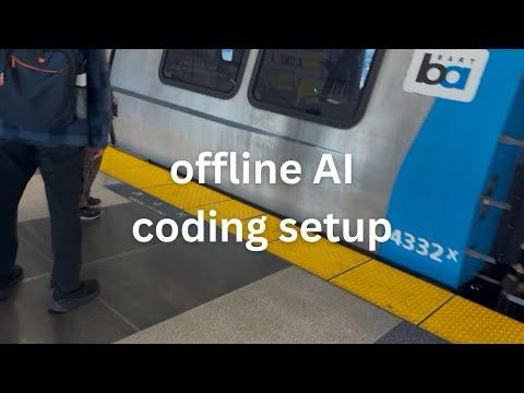 I wrote AI code on offline on a BART train