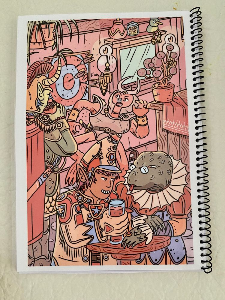 Barkeep on the Borderlands rpg back