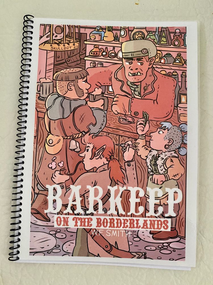 Barkeep on the Borderlands rpg cover