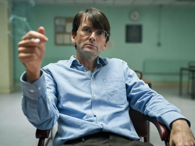 David Tennant as the serial killer Dennis Nilsen in Des.
