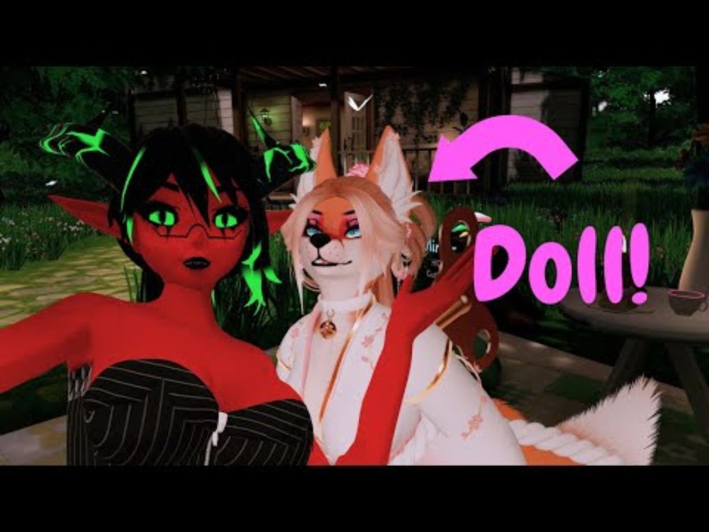 Hypnosis Scene - Doll transformation in VRChat