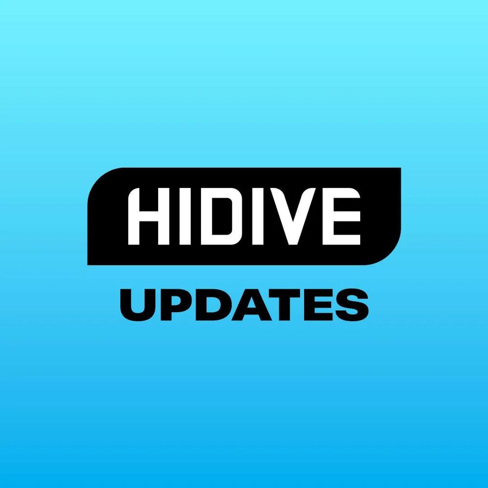 Photo by Durrell Randle on December 01, 2025. May be a graphic of text that says 'HIDIVE UPDATES'.