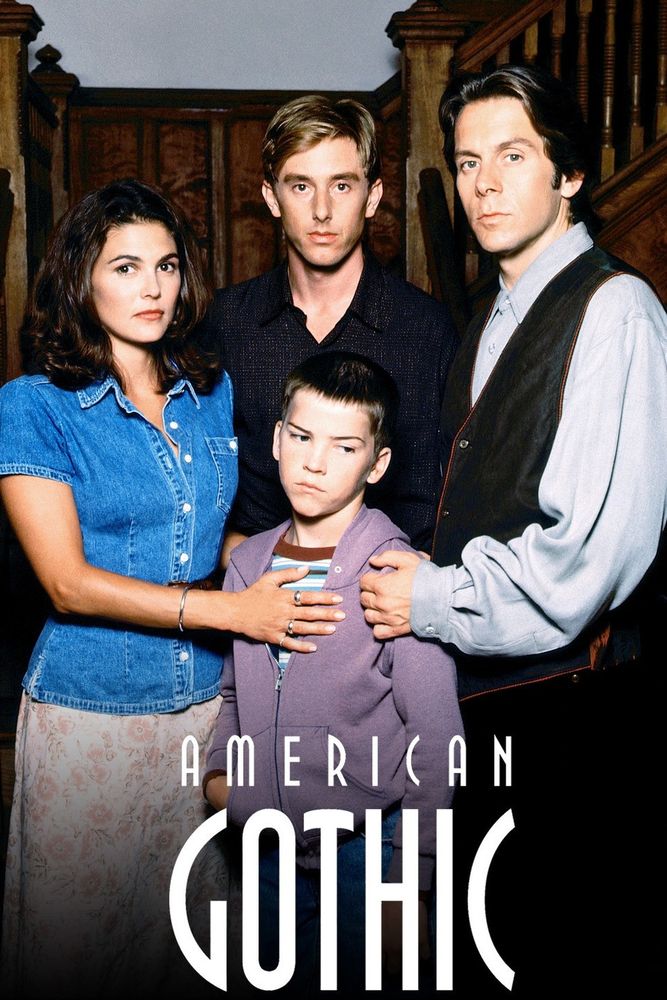 Promotional poster for the TV series American Gothic. 