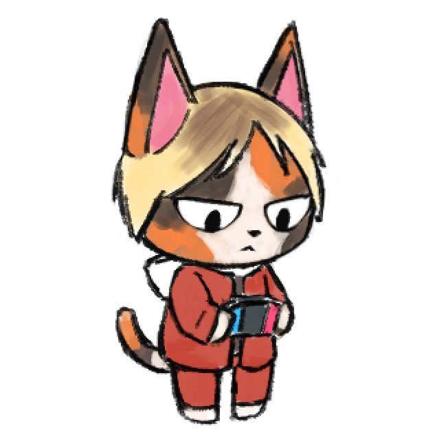 #art - haikyuu - kenma as an animal crossing villager 🐱