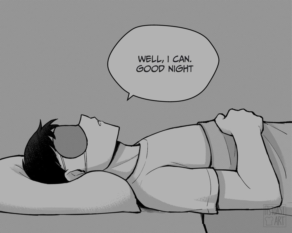 panel 3

kageyama: "well, i can. good night"
