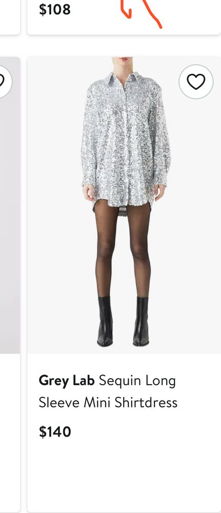 Sparkling button down shirt no pants just black tights and boots 