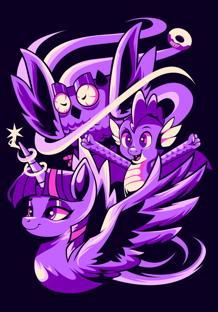 Illustration made in the year 2022 to represent Twilight Sparkle, the element of magic.