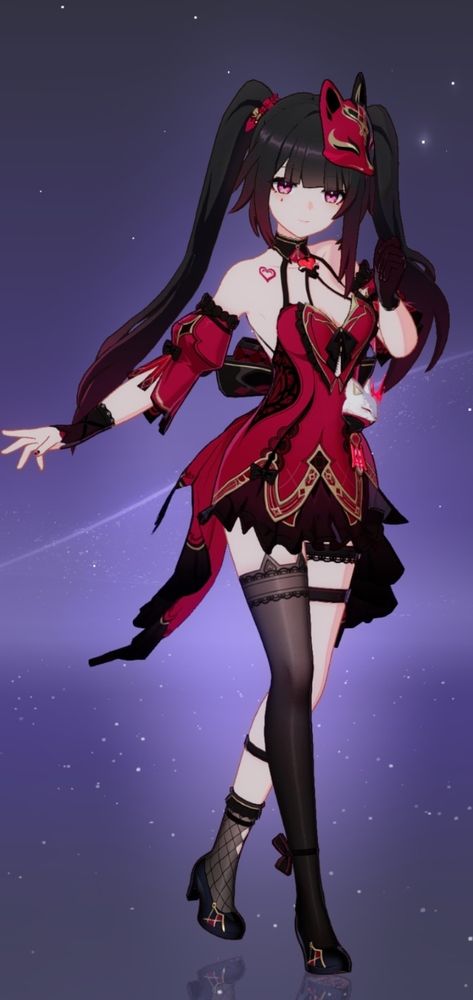 A screenshot of Sparkle's new skin in Honkai Impact 3rd for the Hi3 and Hsr collab.