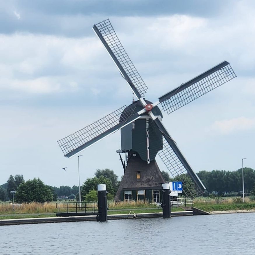 A traditional windmill