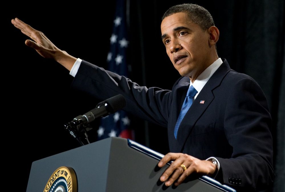 Barack Obama doing Nazi salute