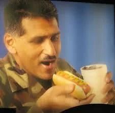 Sgt. Chowdown (Actual name Robin Williams), an airman whose photo appeared in every US military base convenience store since 2004.