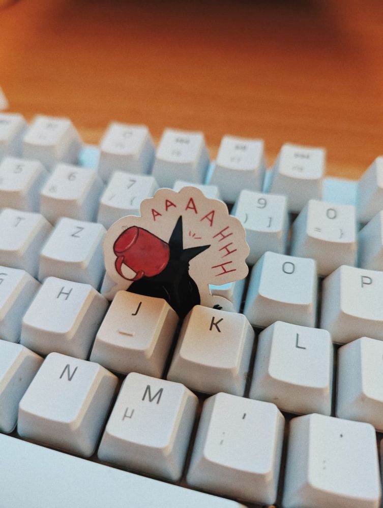 ahhhh rabe in der tastatur. unser spriti animal