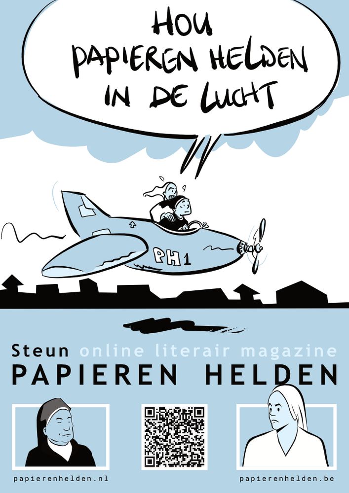 hou papieren helden in de lucht