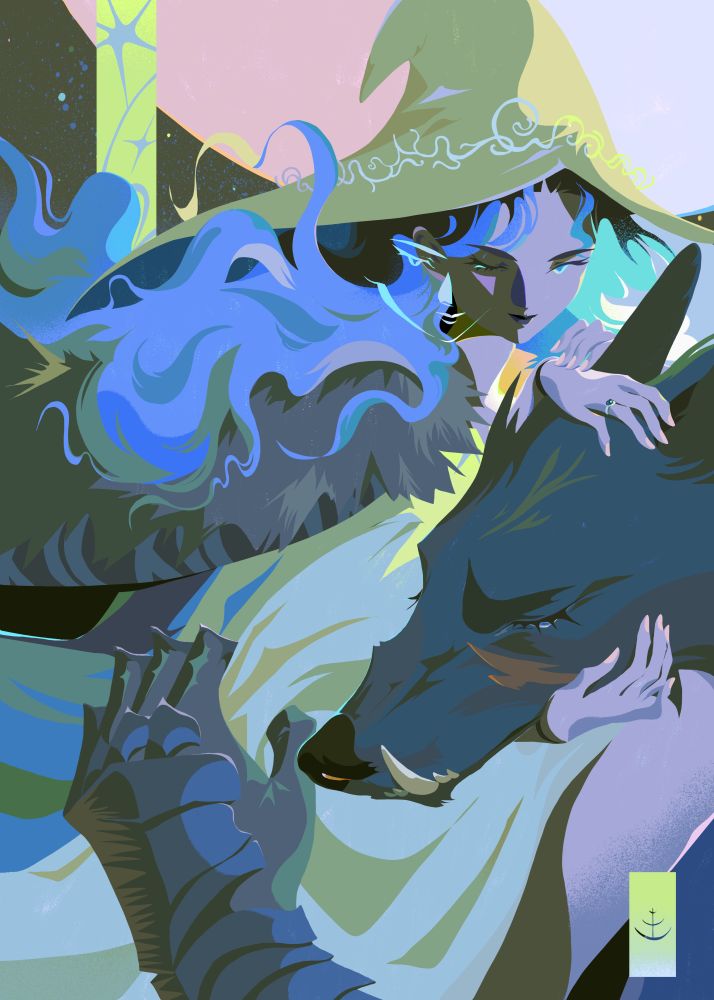 ranni and blaidd from Elden ring