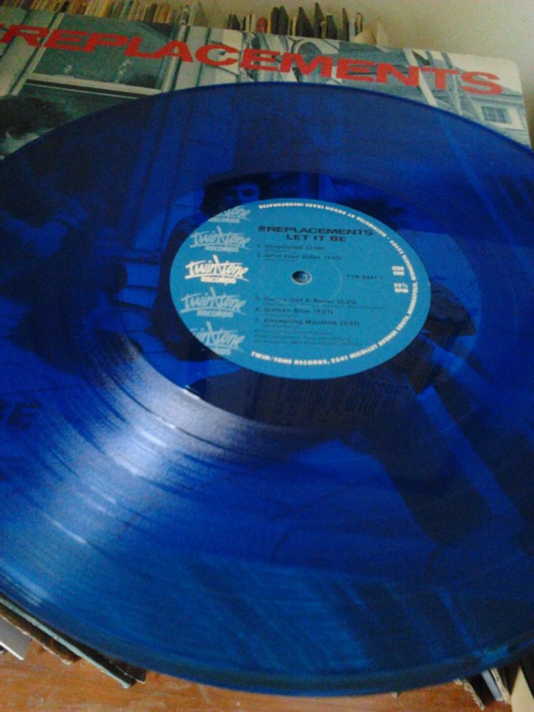 Let It Be by The Replacements on blue vinyl