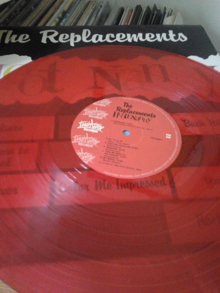 Hootenanny by The Replacements on red vinyl
