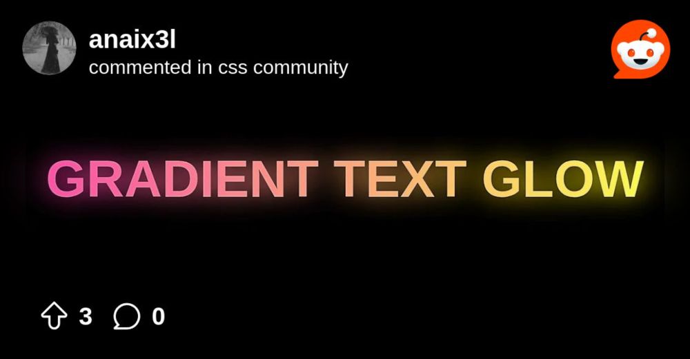 anaix3l's comment on "Is it possible to have text with gradient color in CSS?"