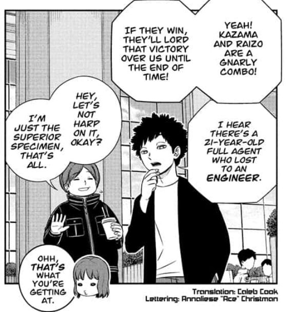 Raizo and Kazama being smug bastards