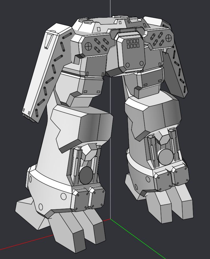 ELN-STVM Heavy-Weight Legs from Armored Core 2 for my To Hardware project.

WIP 2/2