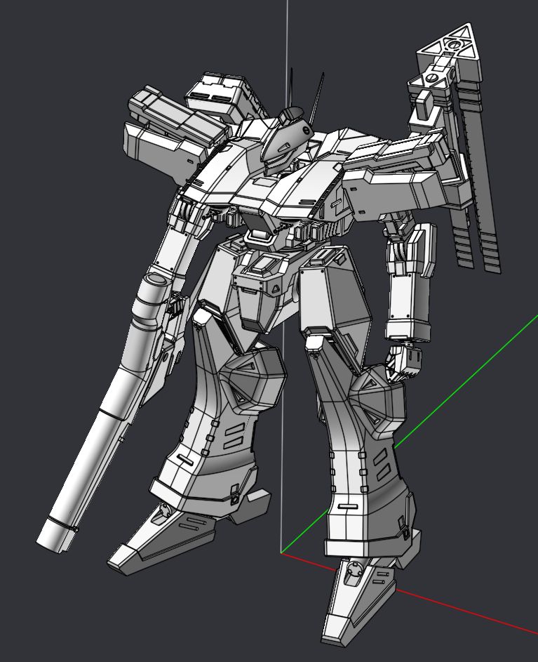 Annihilator from Armored Core for my To Hardware Project.

WIP
