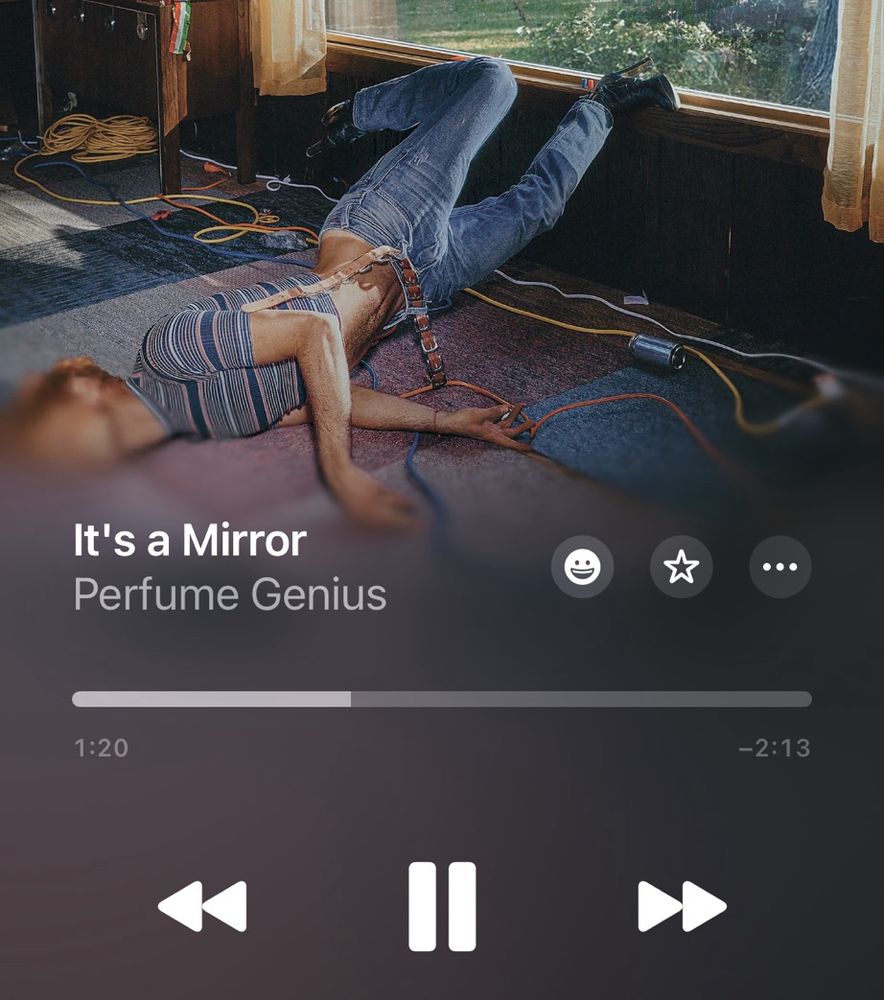 screenshot of It’s a Mirror by Perfume Genius