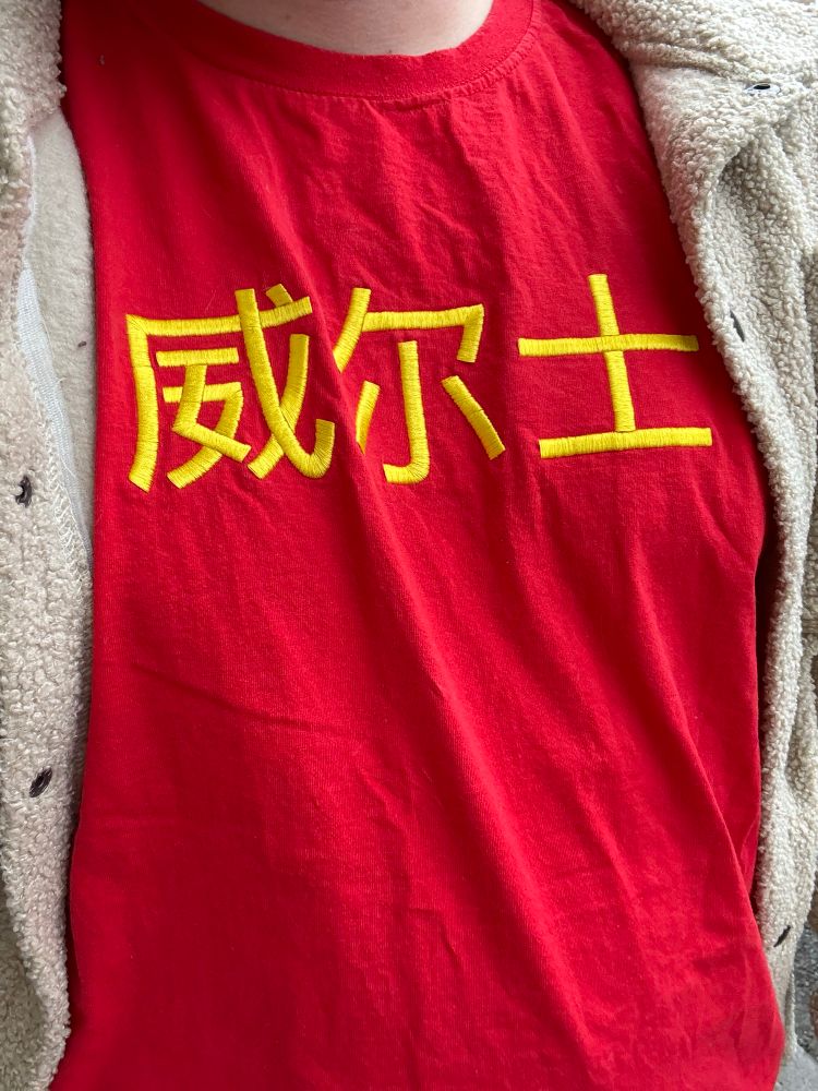 This says Wales in Mandarin