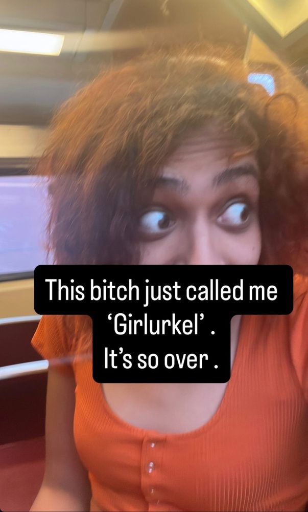 Tara: This bitch just called me 'Girlurkel' It's so over.

Note: Tara uses the wrong quotation marks. She's a writer now. You can laugh at her for this. 