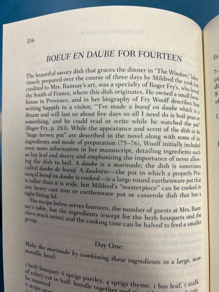 A recipe for Boeuf En Daube for fourteen people